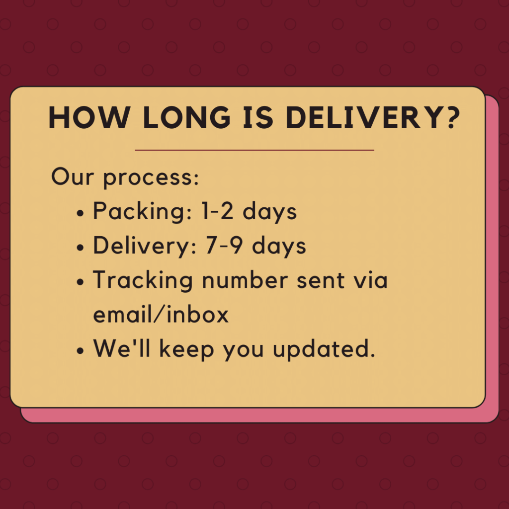 Gummies delivery process