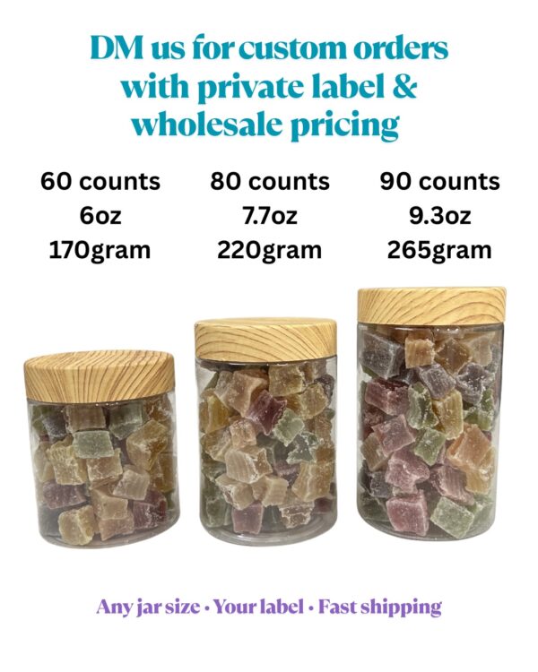 60-Count Sea Moss Gummies – Custom Packaging in Jar or Bag - Image 2