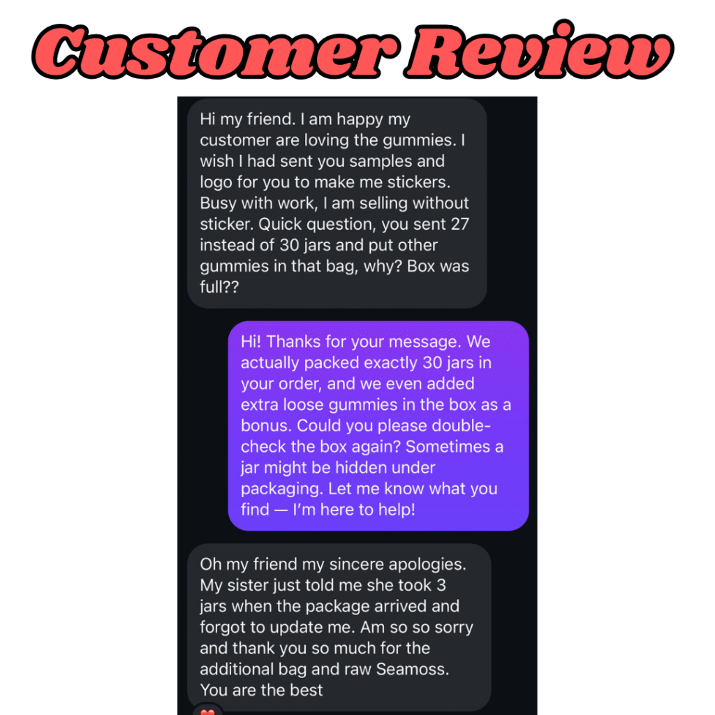 sea moss gummies feedback